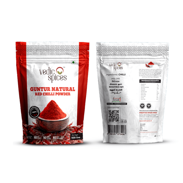 Guntur Natural Red Chilli Powder - Image 3